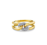 Pave Link Ring