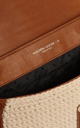 *Pre-Order* Francis Small Crossbody Bag - Natural Raffia-Golden Goose Deluxe Brand-Tucci Boutique
