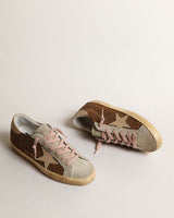 Super-Star Sneakers - Leopard Brown, Ivory & Warm Sand