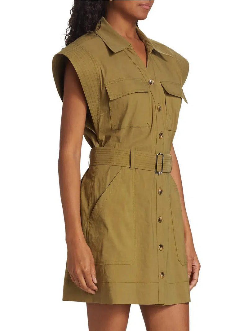 Ava Belted Cargo Mini Dress-A.L.C.-Tucci Boutique