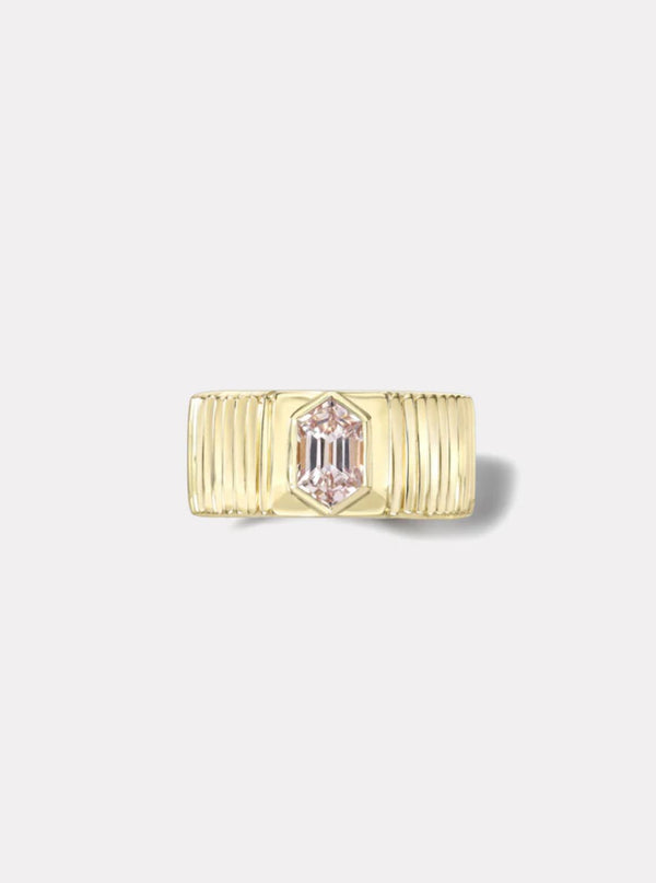 One of A Kind Pleated Solitaire Band-Retrouvai-Tucci Boutique