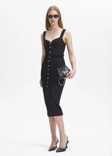 Black Boucle Mini Dress-Self Portrait-Tucci Boutique