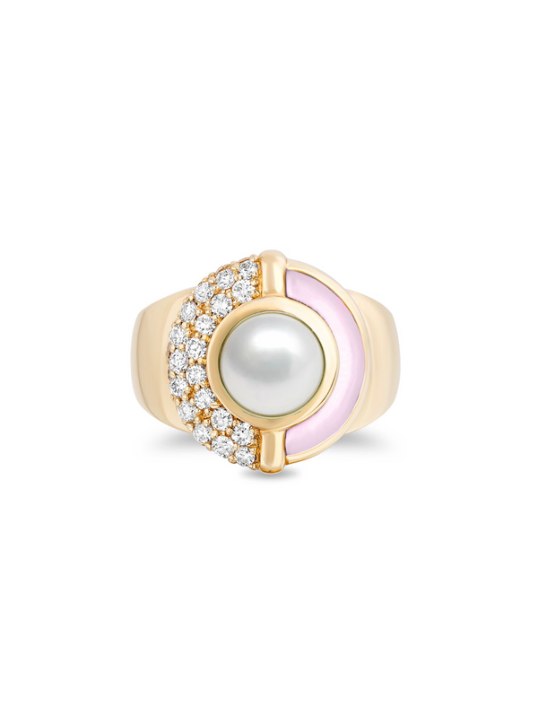 Sugar and Spice Ring - Pearl and Opal