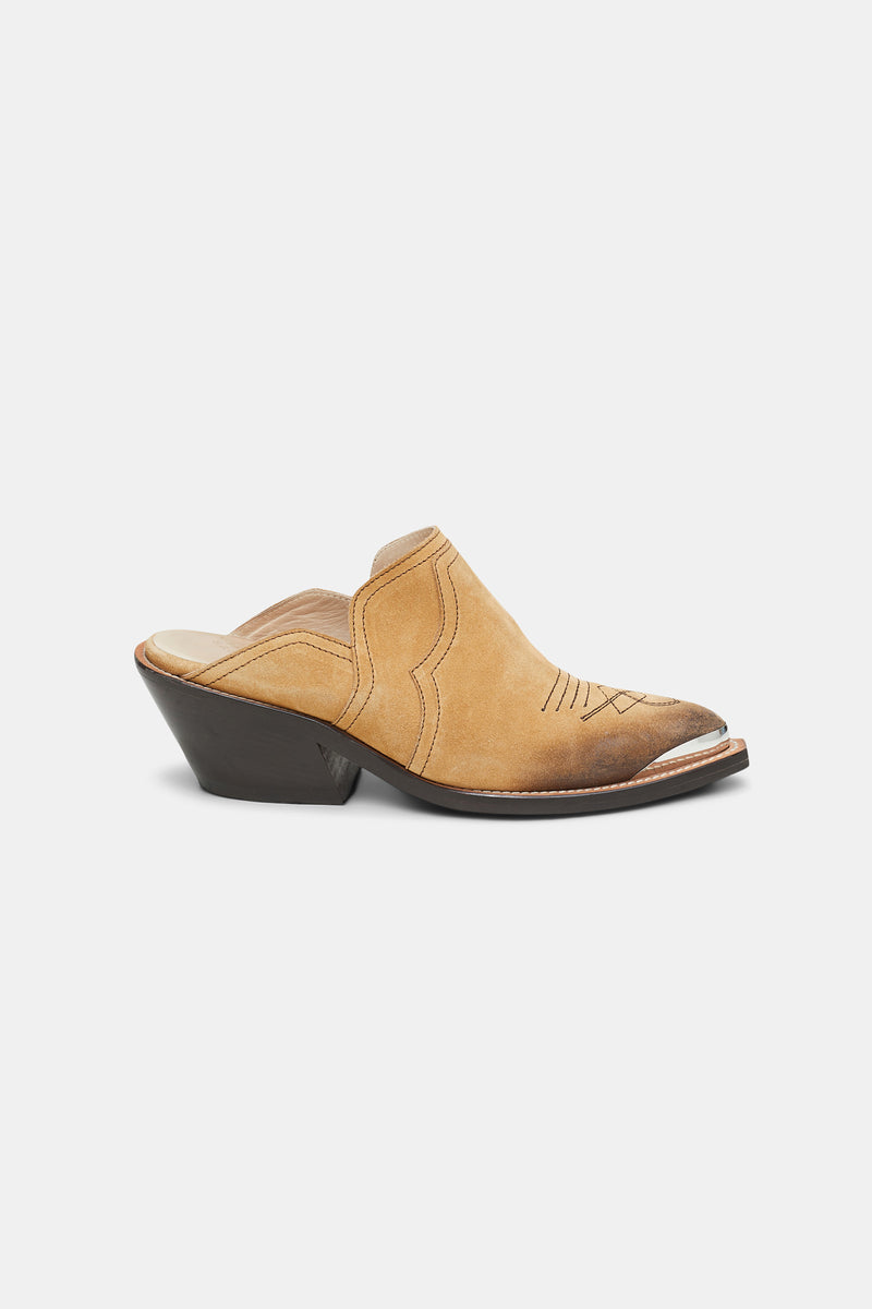 Waxed Mule-Dorothee Schumacher-Tucci Boutique