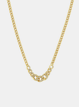 Graduated Curb Chain Necklace