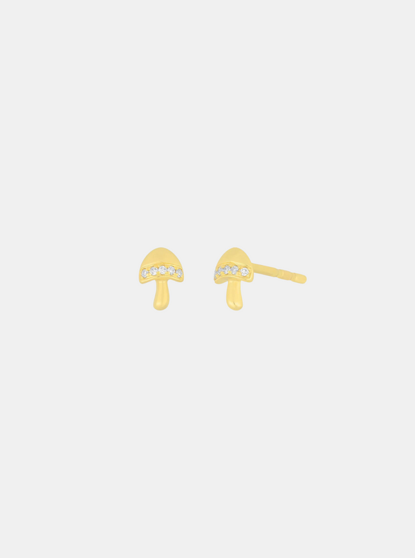 Mini Magic Mushroom Stud Earrings