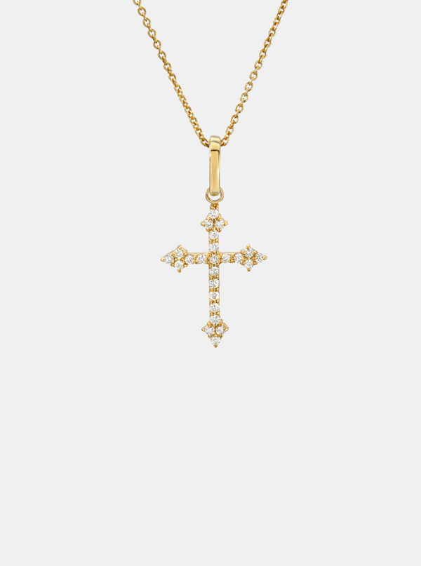 Baby Gothic Cross Pendant