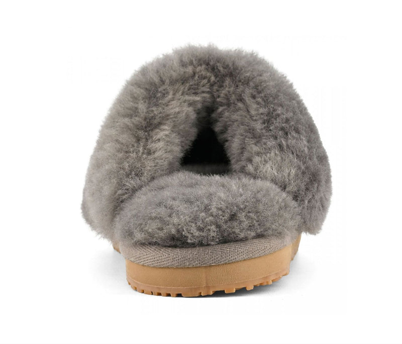 Closed Toe Sheepskin Fur Slipper- More Colors Available-MOU-Tucci Boutique