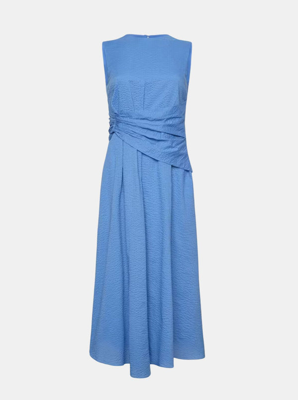 Ruched Sleeveless Midi Dress-Frame-Tucci Boutique