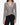 Grey Rhinestone Mesh Wrap Top