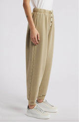 Button Front Sweatpant