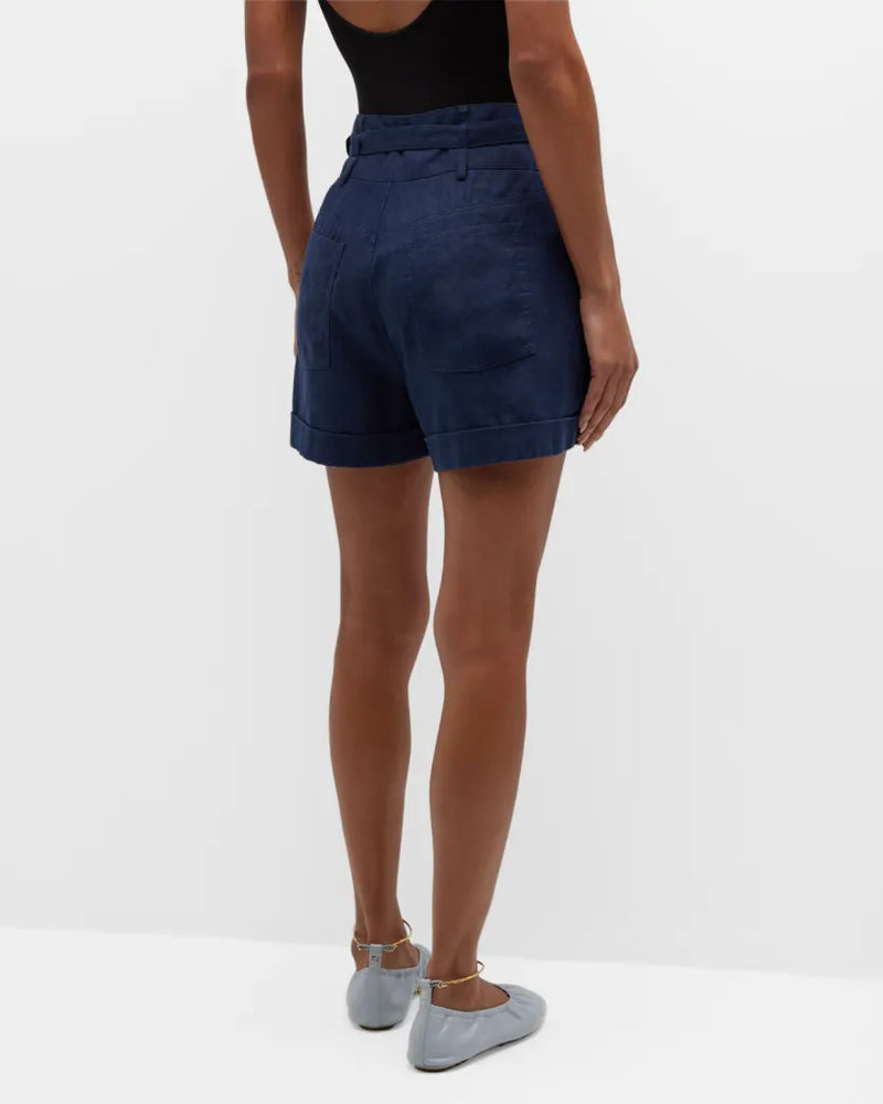 Linen High Waisted Shorts