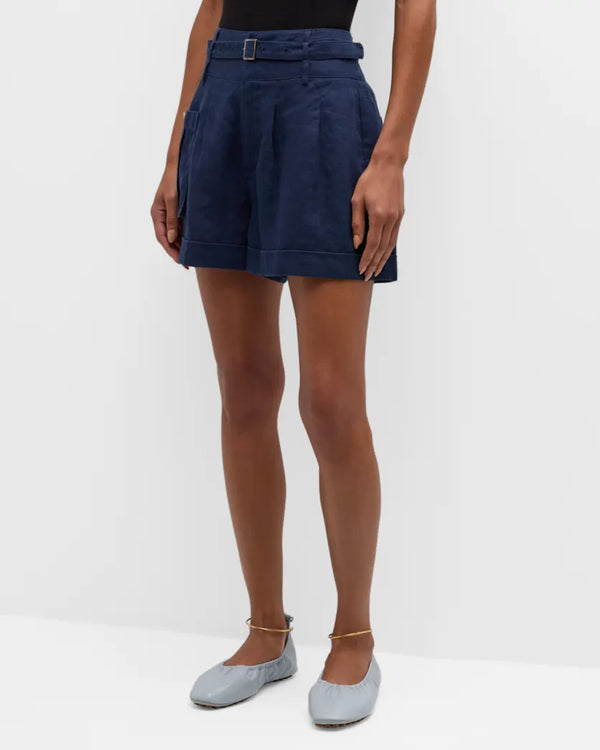 Linen High Waisted Shorts