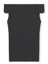 Melange Knit Off Shoulder Top-GANNI-Tucci Boutique