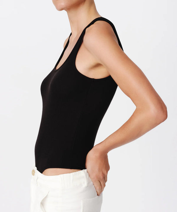 Rib Square Neck Bodysuit