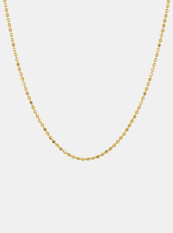 Classic Small Beaded Chain Necklace