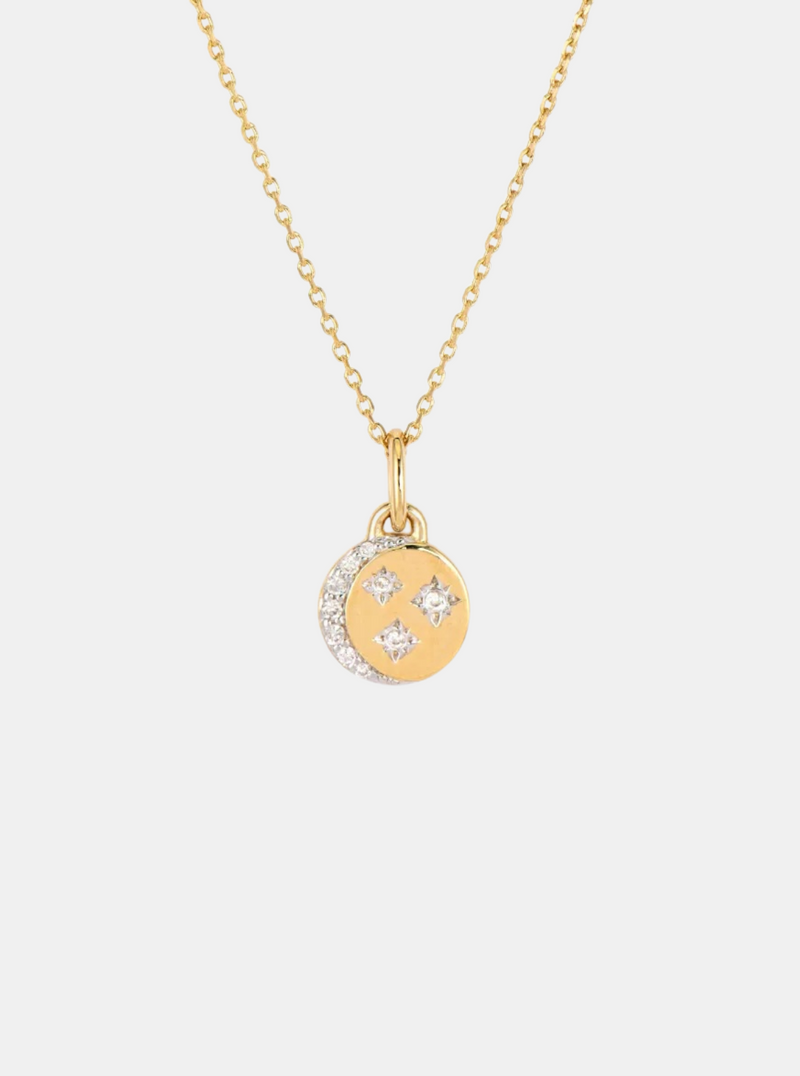 Starry Diamond Sky Mini Coin Necklace