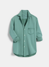 Eileen Relaxed Button-Up Shirt Triple Fleece