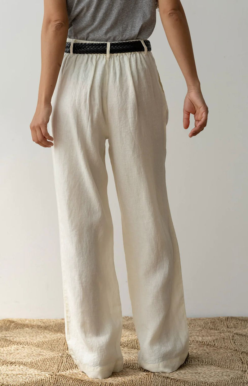 The Linen Pleated Pant-Donni-Tucci Boutique