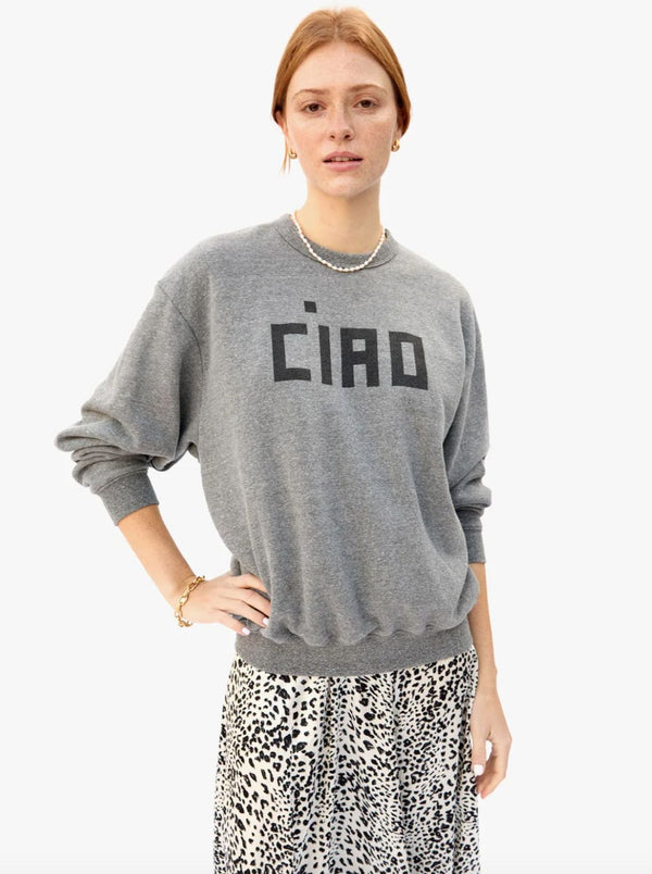 Oversized Sweatshirt-Clare V-Tucci Boutique