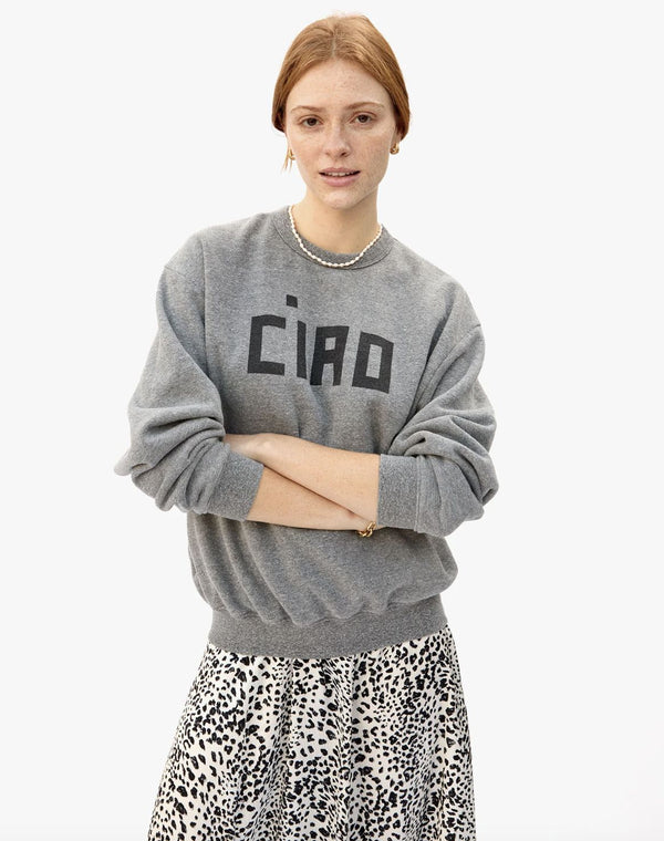 Oversized Sweatshirt-Clare V-Tucci Boutique