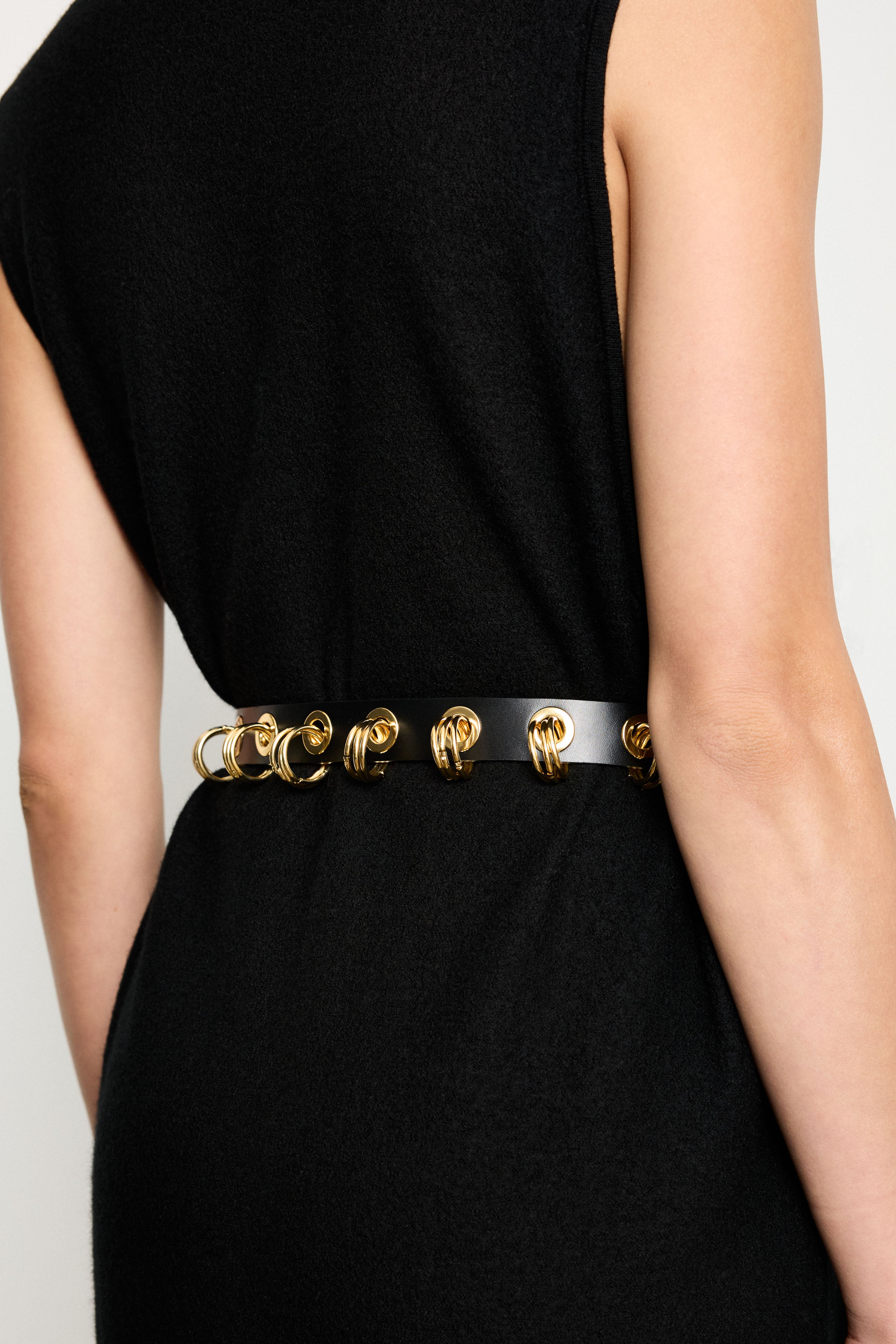Dehanche Black Gold Revenge Belt Déhanche // Revenge Gold Belt // Tucci Boutique main image 3