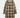 Plaid coat with button details on a white background