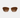 Sunglasses with tortoiseshell frame and brown gradient lenses on a white background