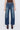 Person wearing blue jeans on a white background