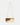 Gold mirror handbag on a light gray background