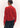 Person wearing a red sweater on a white background