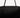 Black leather tote bag with visible stitching on a white background