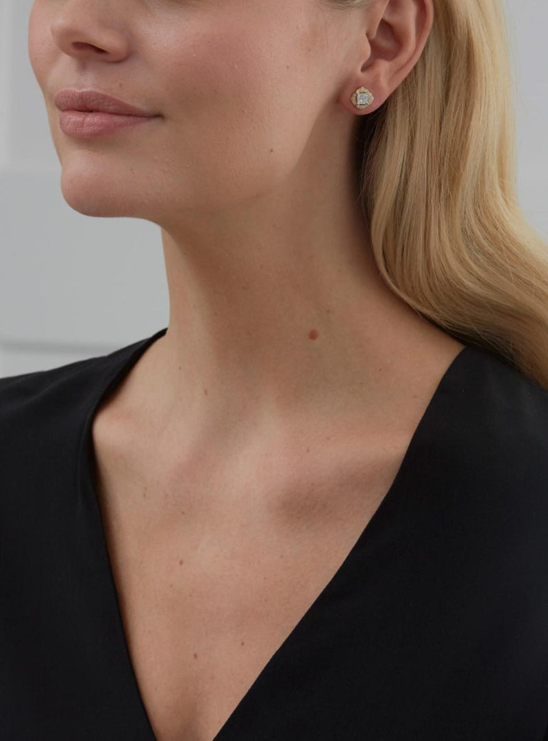 Leela Large Stud Earrings-Sara Weinstock-Tucci Boutique