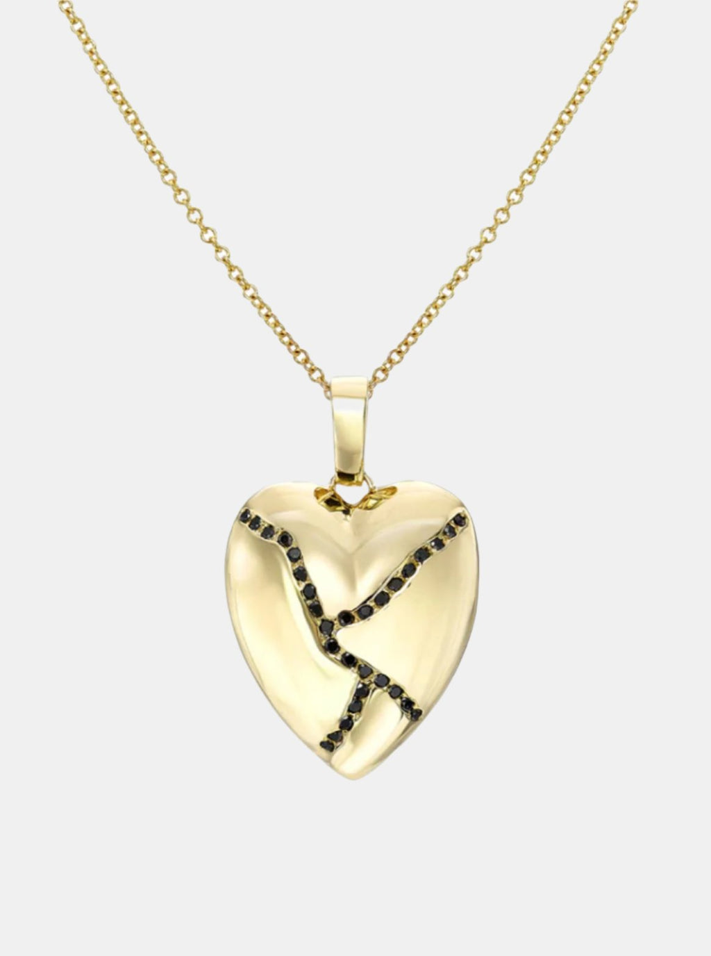 Kintsugi deals heart pendant