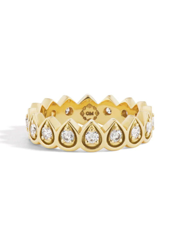 Mandala Petal Ring - Diamonds-Orly Marcel-Tucci Boutique