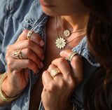 Mini Sacred Flower Necklace-Orly Marcel-Tucci Boutique