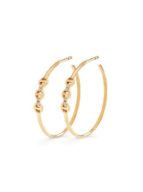 Mini Hoop Earrings with Diamond Bridges-Hoorsenbuhs-Tucci Boutique