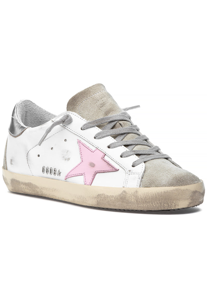 Super-Star Sneakers - White, Ice, Orchid & Silver