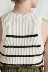 Philomena Knitted Crop Tank-Apiece Apart-Tucci Boutique