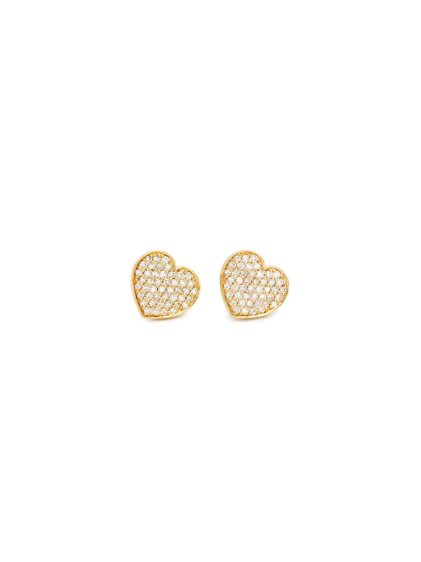 Piccolini Pavé Stud Earrings-Dolce Amore Ring by Paola Incisa di Camerana-Tucci Boutique