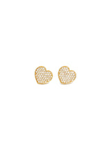 Piccolini Pavé Stud Earrings-Dolce Amore Ring by Paola Incisa di Camerana-Tucci Boutique